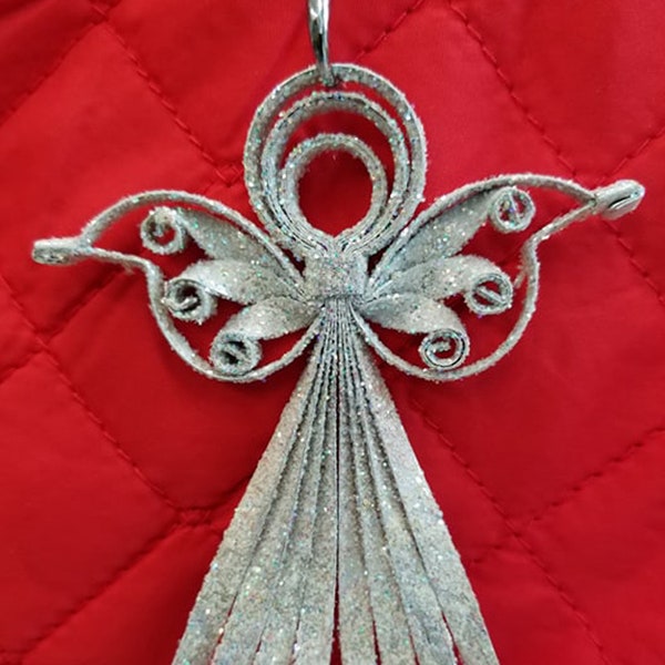 ANGEL ORNAMENT, Handmade Metal Angel Ornament, Christmas Ornament, Tree Ornament,