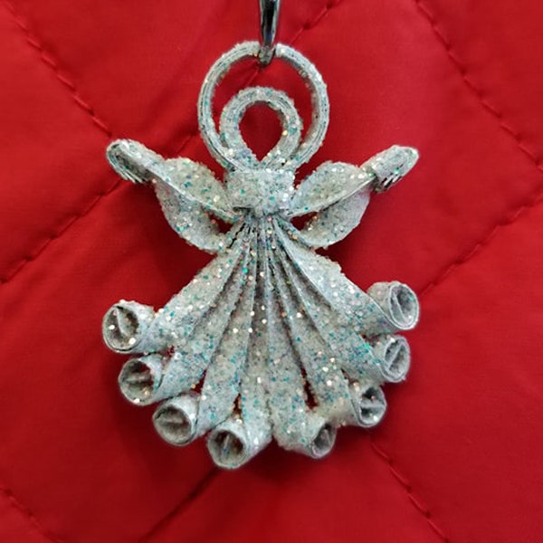 ANGEL ORNAMENT, Handmade Metal Angel Ornament, Christmas Ornament, Tree Ornament,