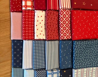 Stars and Stripes Fat Quarter-bundel