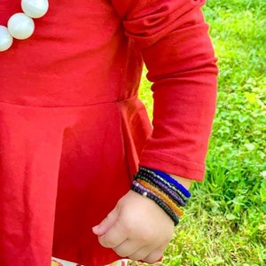 Fall Collection, Fall Bracelets, Matte Bracelets, Matte Seed Bead Bracelets, Bracelet, Stretch Bracelets