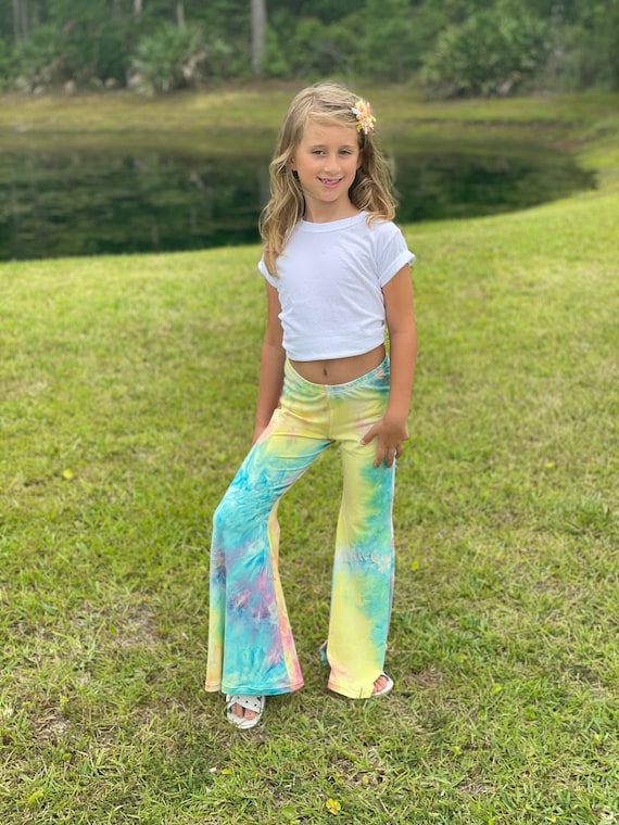 Girls Bell Bottoms Pants, Multiple Prints, Boho Pants, Vintage Bell  Bottoms, Flare Pants, Size 0-3 Months 16, Back to School, Hippy Pants 