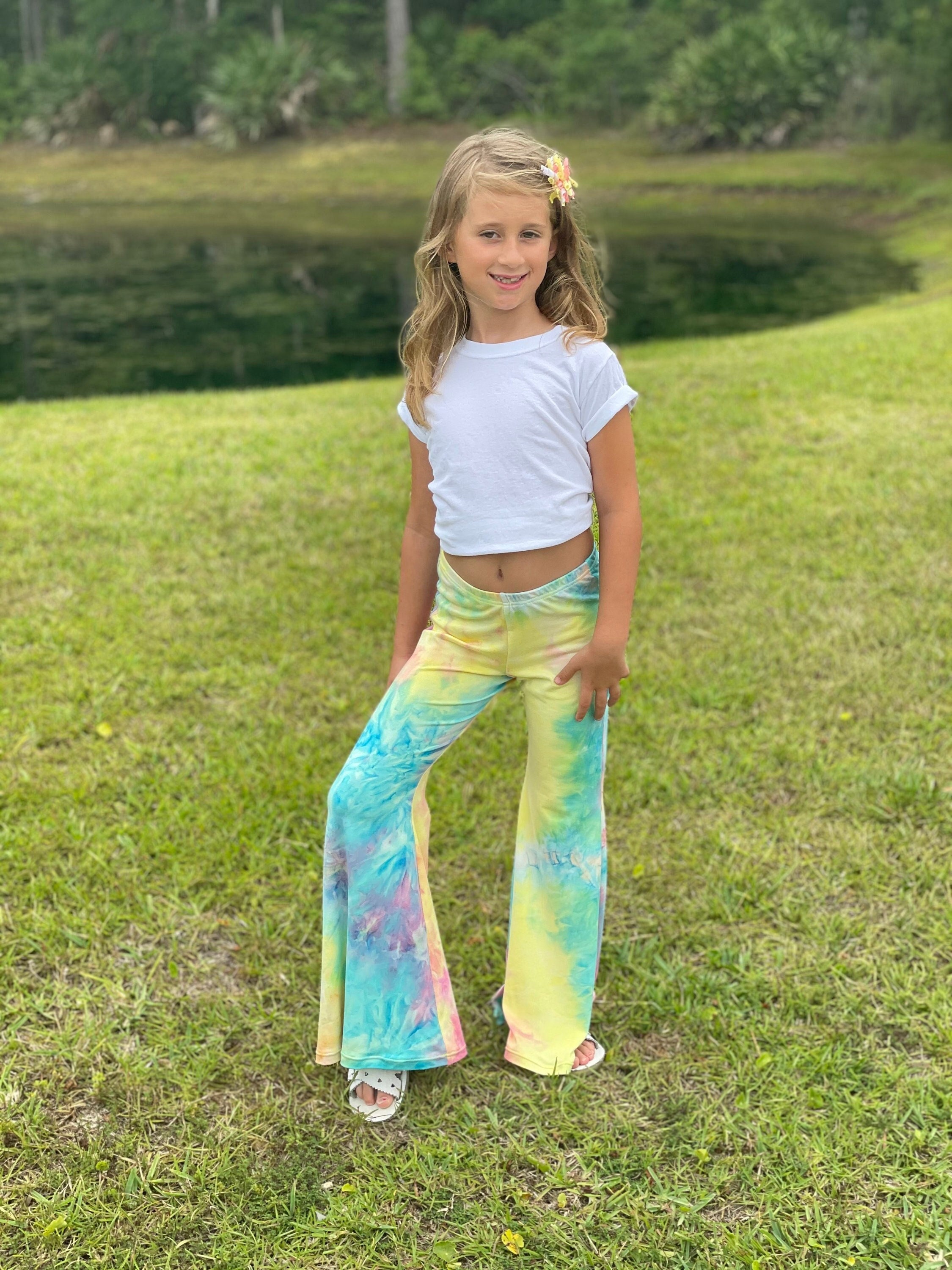 Girls Bell Bottoms Pants Multiple Prints Boho Pants Vintage - Etsy Canada