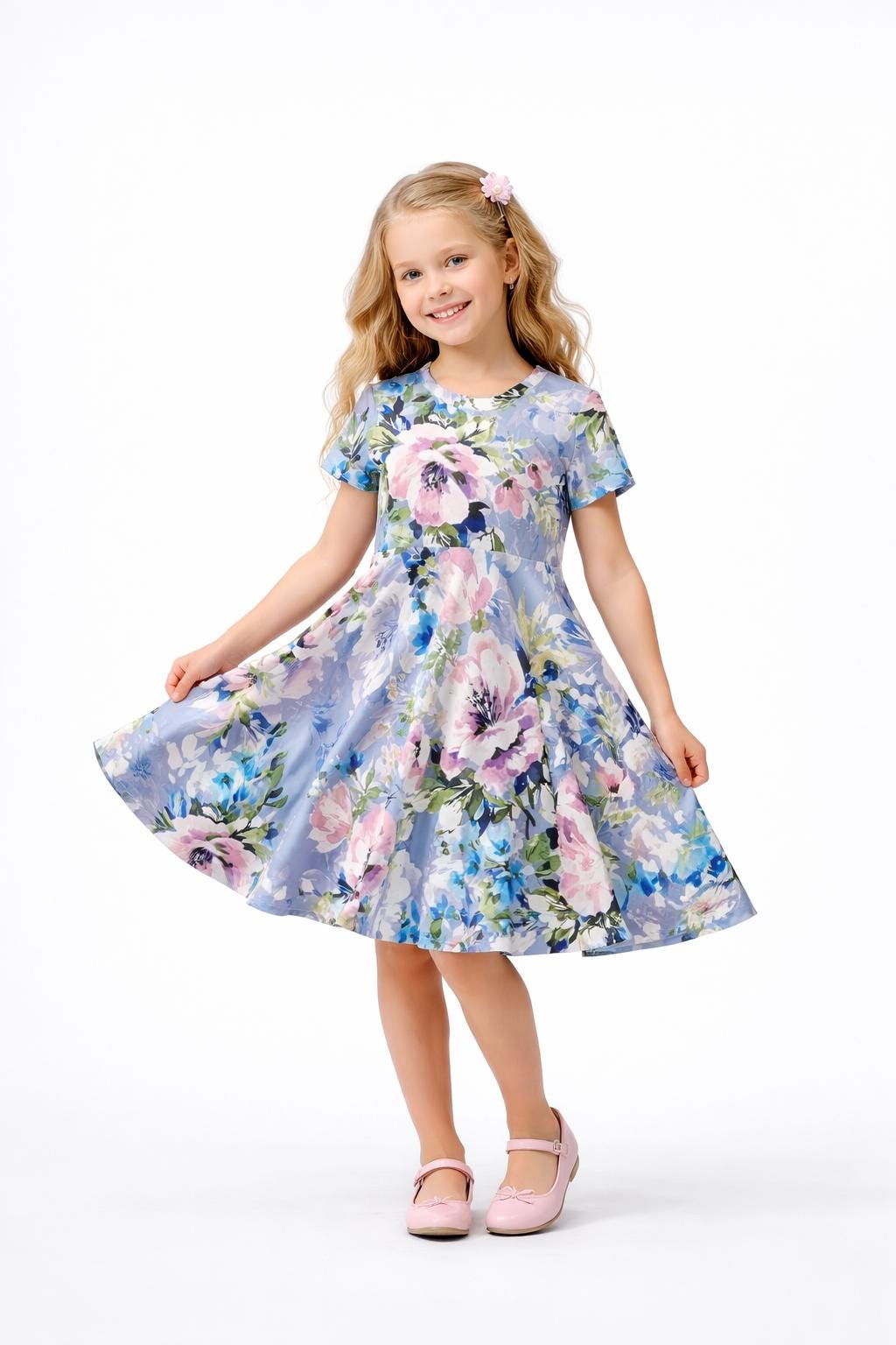 Rainbow Flare Dress - Etsy
