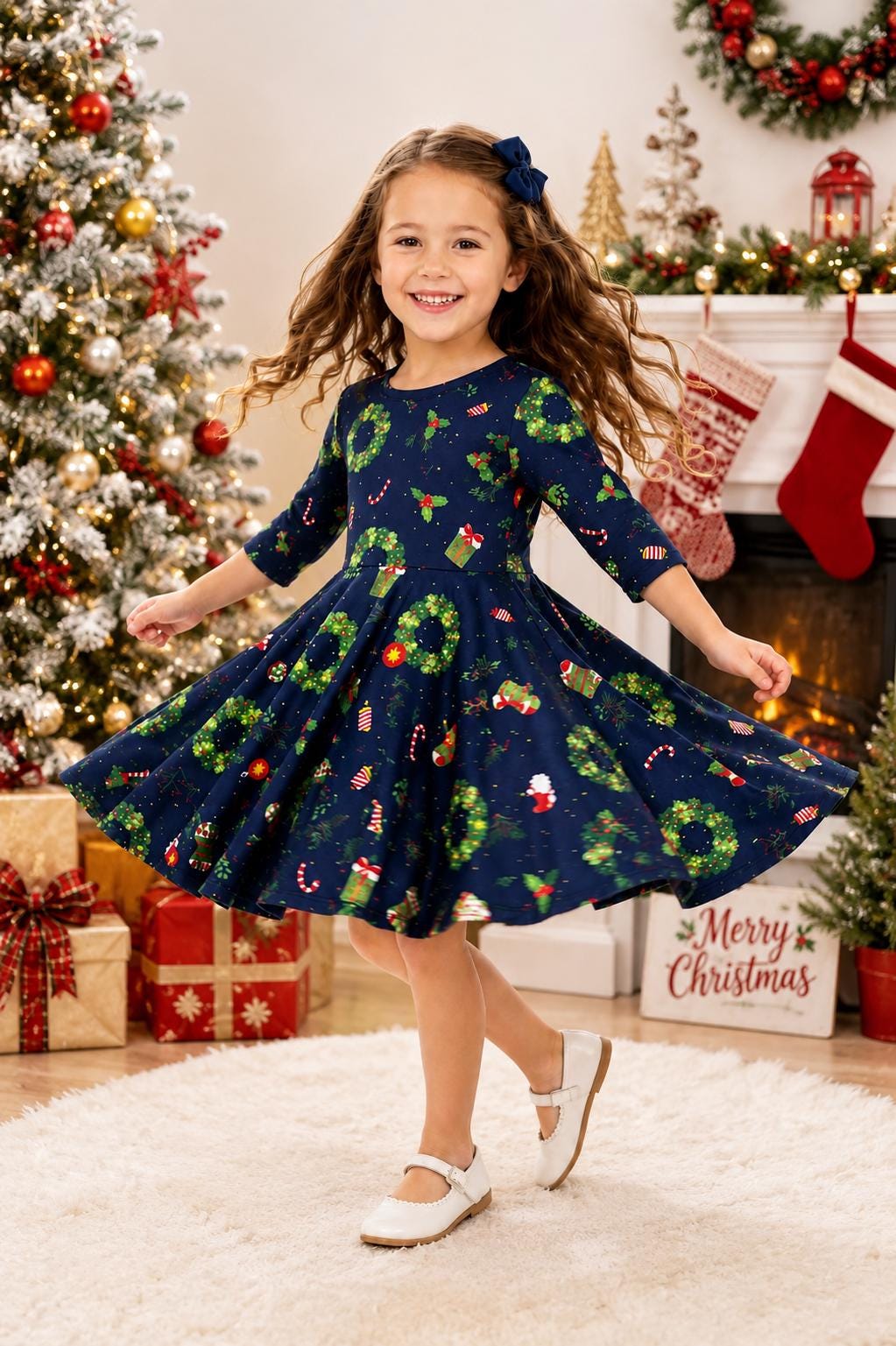 Girl Size 8 Christmas Dresses