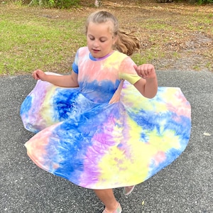 Summer Twirl Dress for girls, Multiple Prints, Spring Dress, Summer Dress, Back to School Dress