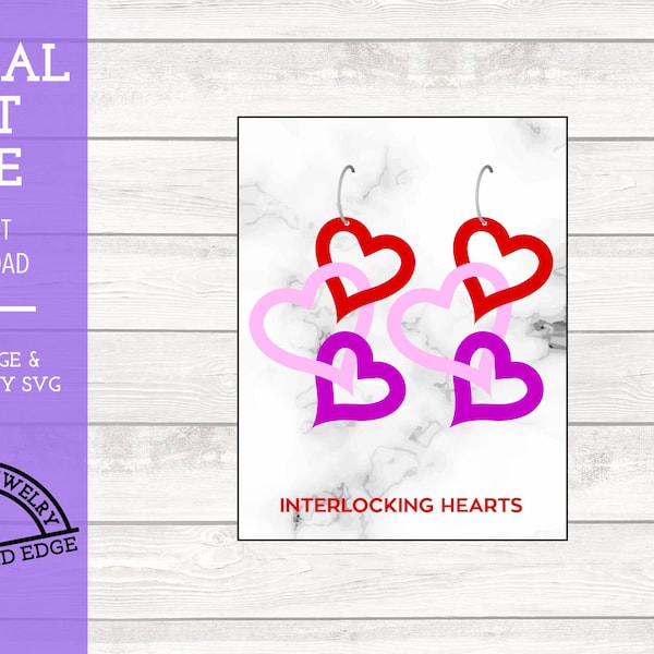 Interlocking Hearts Svg - Etsy