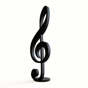 Music Gifts Small Treble Clef Art Sculpture Gift for Musician or Music Teacher Home Decor image 7