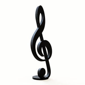 Music Gifts Small Treble Clef Art Sculpture Gift for Musician or Music Teacher Home Decor image 9