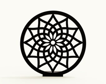 Mandala Stand Home Decor | Mandala Wall Art | Yoga Decor | Zen Home | Mindfulness