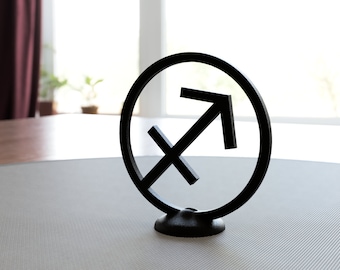 Sagittarius Zodiac Sign Statue: Minimalist Astrology Decor