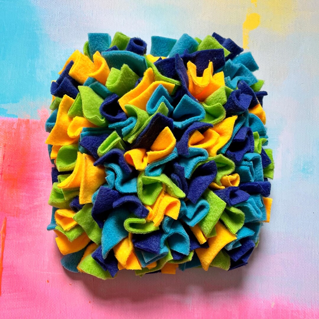 Drawstring Snuffle Mat Small Snuffle Mat: Handmade Dog Training Enrichment Toy - Etsy