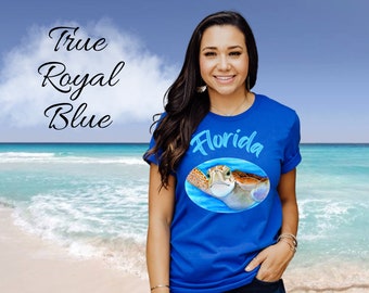 Florida Schildkröte T-Shirt, Geburtstagsgeschenk, Urlaub T-Shirt, Schildkröte T-Shirt, Schildkrötenliebhaber, Florida Tee
