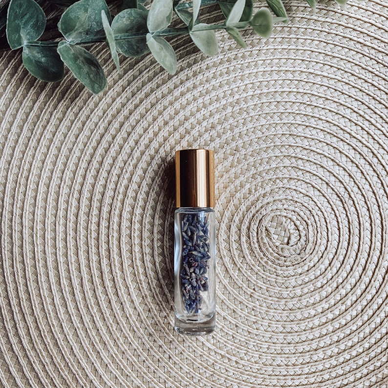 Floral Roller Bottles for Essential Oils Dried Lavender Etsy