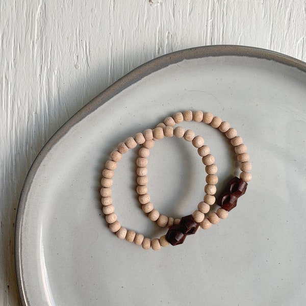 Rosewood Diffuser Bracelet, Diffuser Jewelry, Beaded Bracelet, Aromatherapy Bracelet, Rank Gift