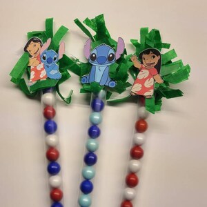 Lilo and Stitch Party // Stitch Favor // Lilo and Stitch Party Favor //  Kids Party Favors // Stitch Crayons // Crayon Party Favors 