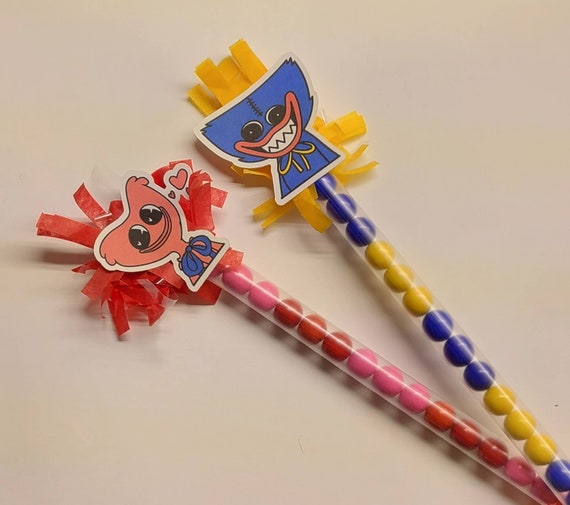 Huggy wuggy favor box, huggy wuggy, huggy wuggy party decorations