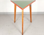 Retro triangular coffee table 60s Yugoslavia Mid-century furniture Space Age modern