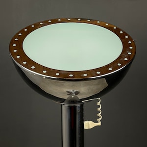 Metal floor lamp with magnet by Goffredo Reggiani Italy 1960s