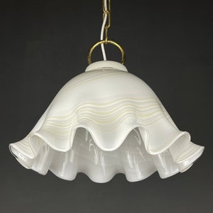 Vintage Murano Glass Fazzoletto Pendant Lamp - Mid-Century Italian Lighting