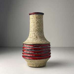 Vintage ceramic vase, Italy 1970s, Mid-century home decor