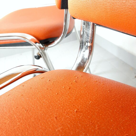 Retro Office Chair Yugoslavia '80s Orange Desk Chair - Etsy