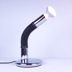 Mid-Century Elbow Desk Lamp: E. Bellini for Targetti Sankey, Italy 1970s