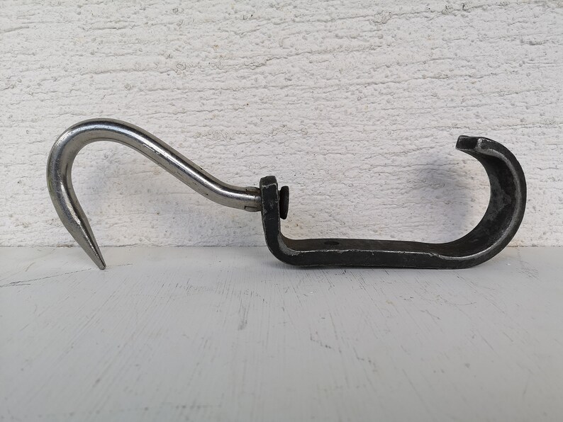 Old Vintage Butchers Hook Iron Steel Kitchen Hanging Hook Etsy