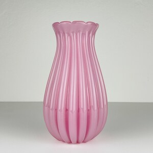 Vintage Rosa Vase von Archimede Seguso, Italien 1950er Jahre