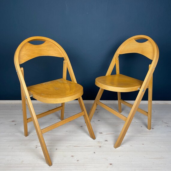 Mid century Iconic Folding Chairs tric by Achille and Pier Giacomo