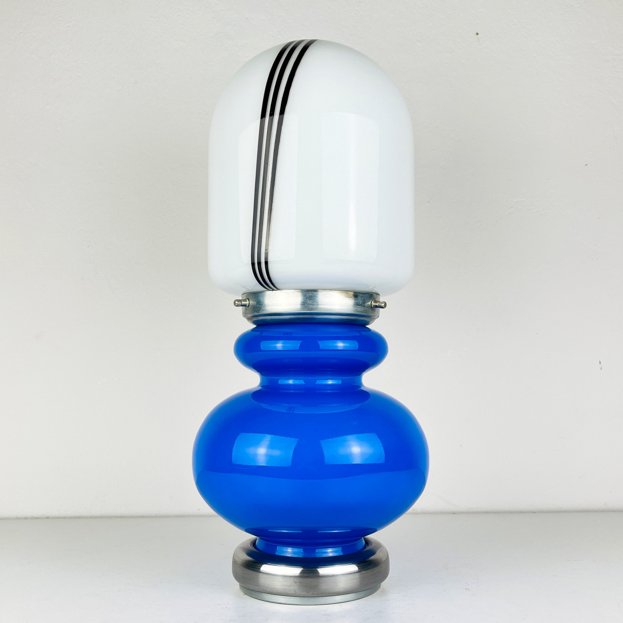 Vintage table lamp Italy 1980s Mid-century italian modern home decor