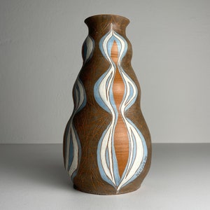 Vintage ceramic vase, Italy 1970s, Mid-century home decor