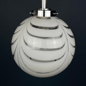 Murano Glass Pendant Lamp, Italy 1960s, Mid-century modern, Retro lighting