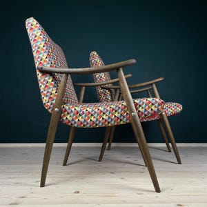 Mid-century armchair Bobi by Meblo, Yugoslavia 1960s, Set of 2, Vintage home decor