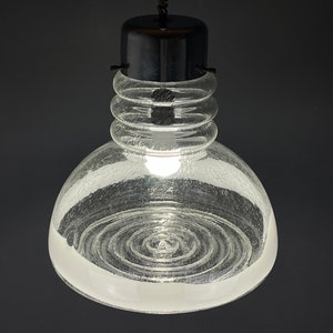 Murano glass pendant lamp  Italy 1960s Space age Mid-century modern italian lighting