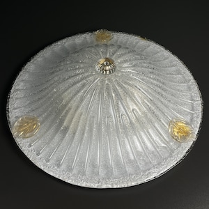 Original murano glass ceiling lamp, Italy 1990s, Vintage home decor