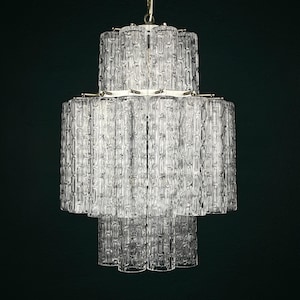 Classic Murano chandelier Tronchi by Venini, Italy 1960s