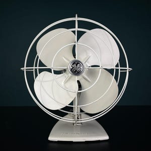 Vintage Fan by General Electric, USA 1950s, Mid-century Modern