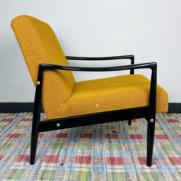 Vintage lounge armchair Yugoslavia 1970s Mid-century modern