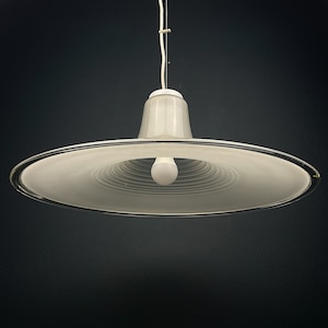 Mid-century large murano pendant lamp Italy 1970s Space age Retro lighting