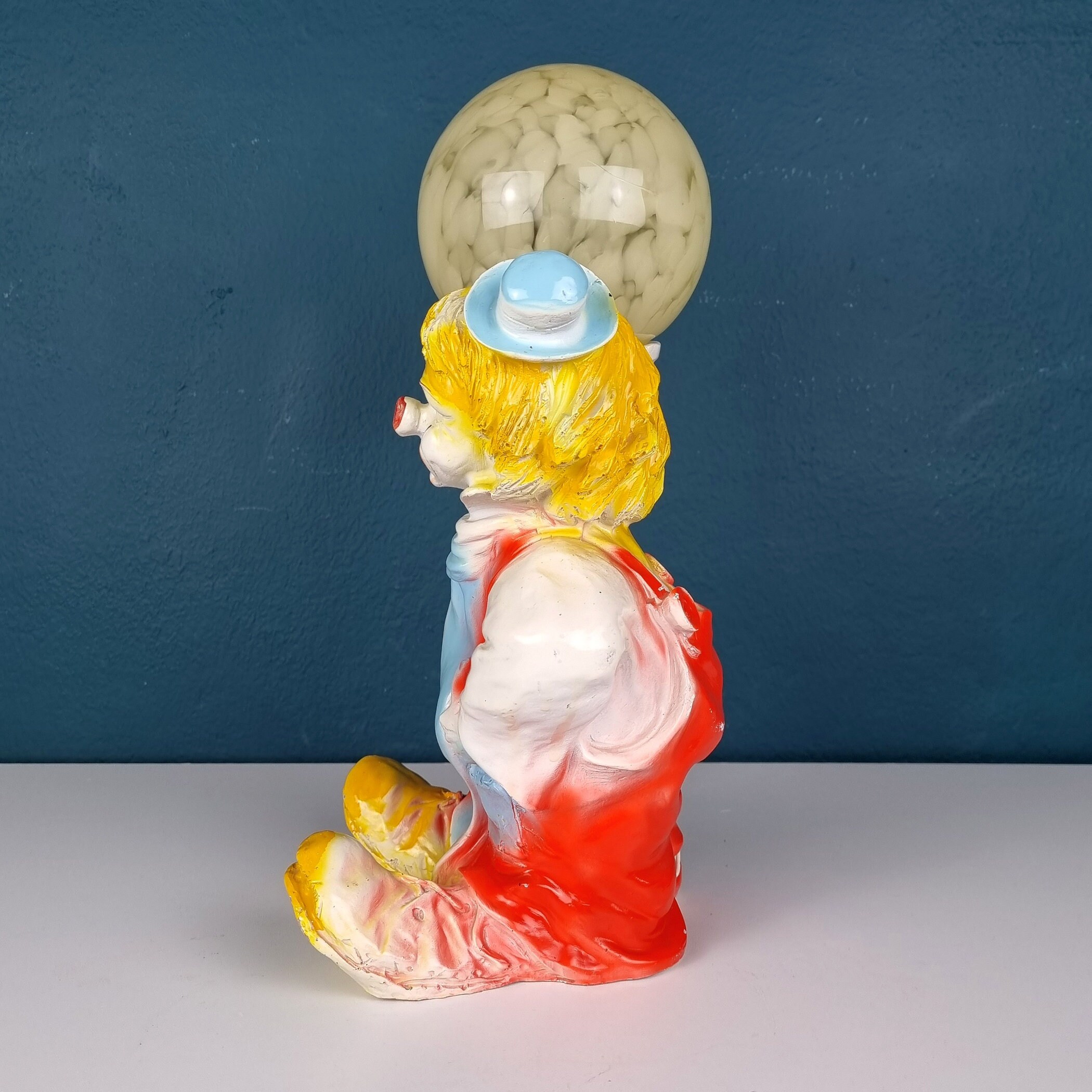 Lampe Vintage Magma Clown Années 70 – Lampe à Lave Kitsch Pour Chambre Ado Ou Bureau