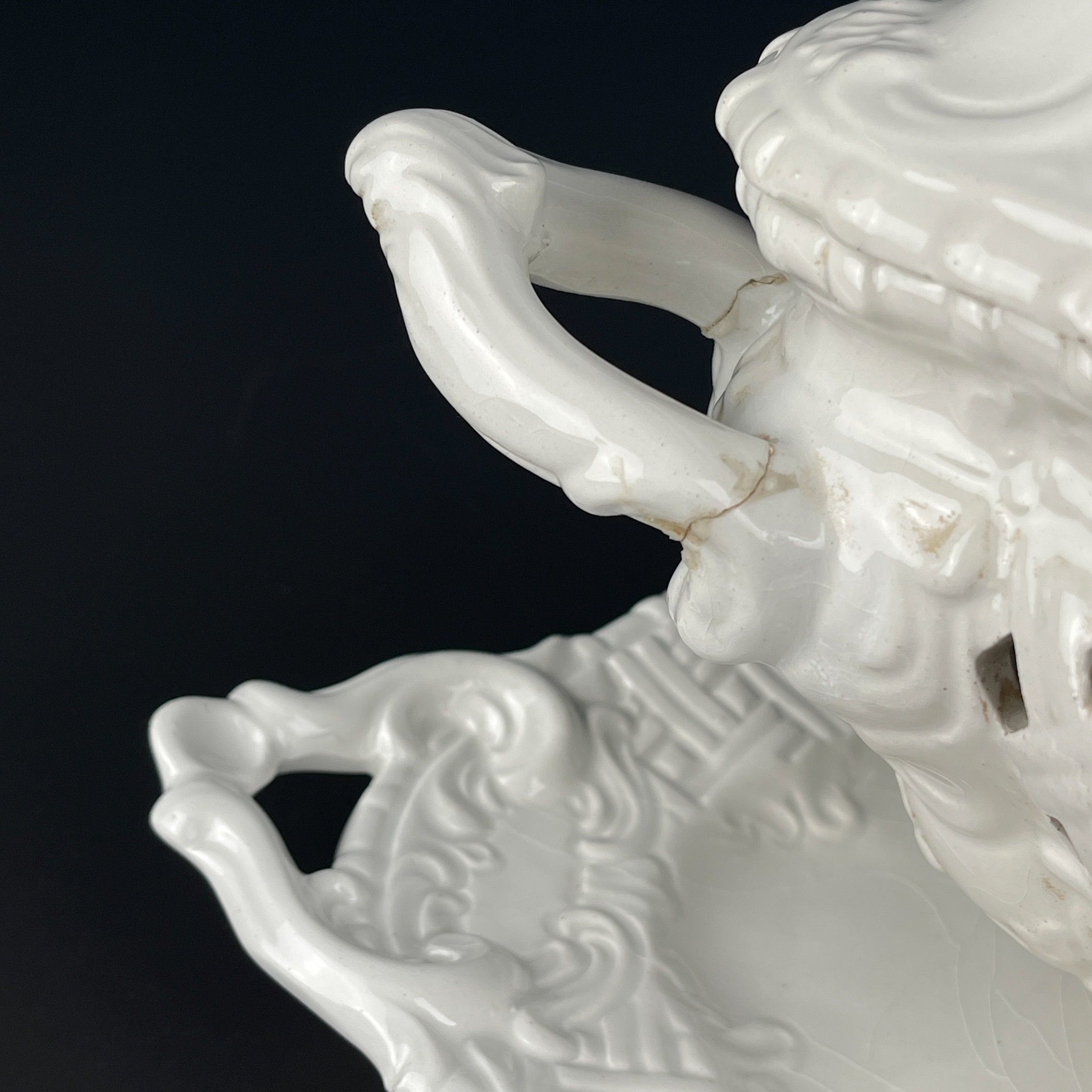 Vintage Bassano Italy Ceramic Tureen With Floral Lid, 1950s Decor