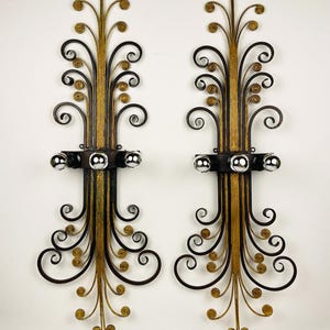 Large Wall Lights by Banci Firenze, Italy, 1960s, Set of 2, Vintage home decor