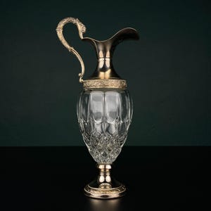 Vintage versilberte Karaffe Distillerie ButonBologna, Italien, 1950er Jahre