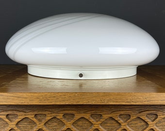 Large classic swirl murano glass ceiling or wall lamp Italy 1970s Retro home decor