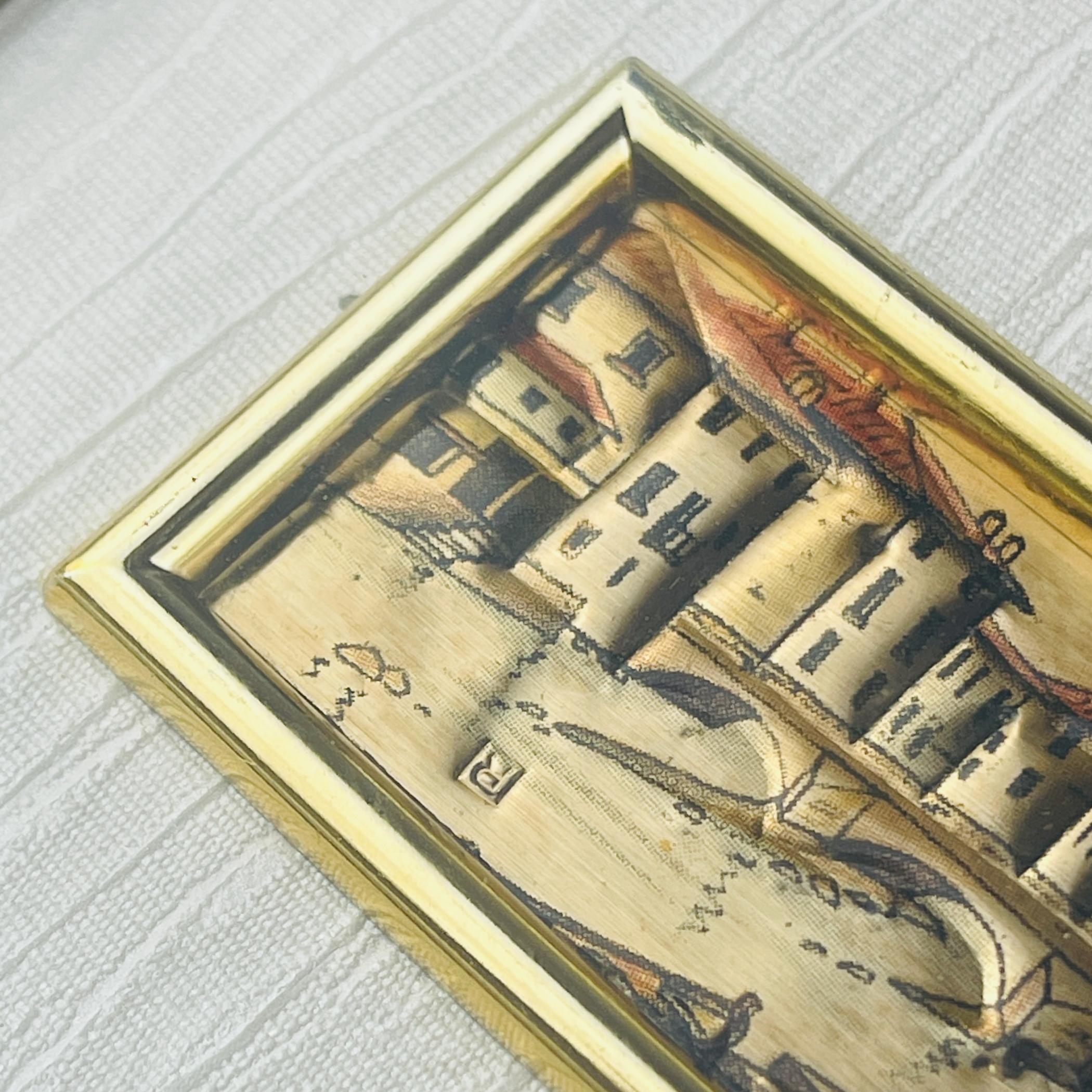 Vintage 925 Silver Pressed Art Framed, Italy, 1970s, Vintage Home