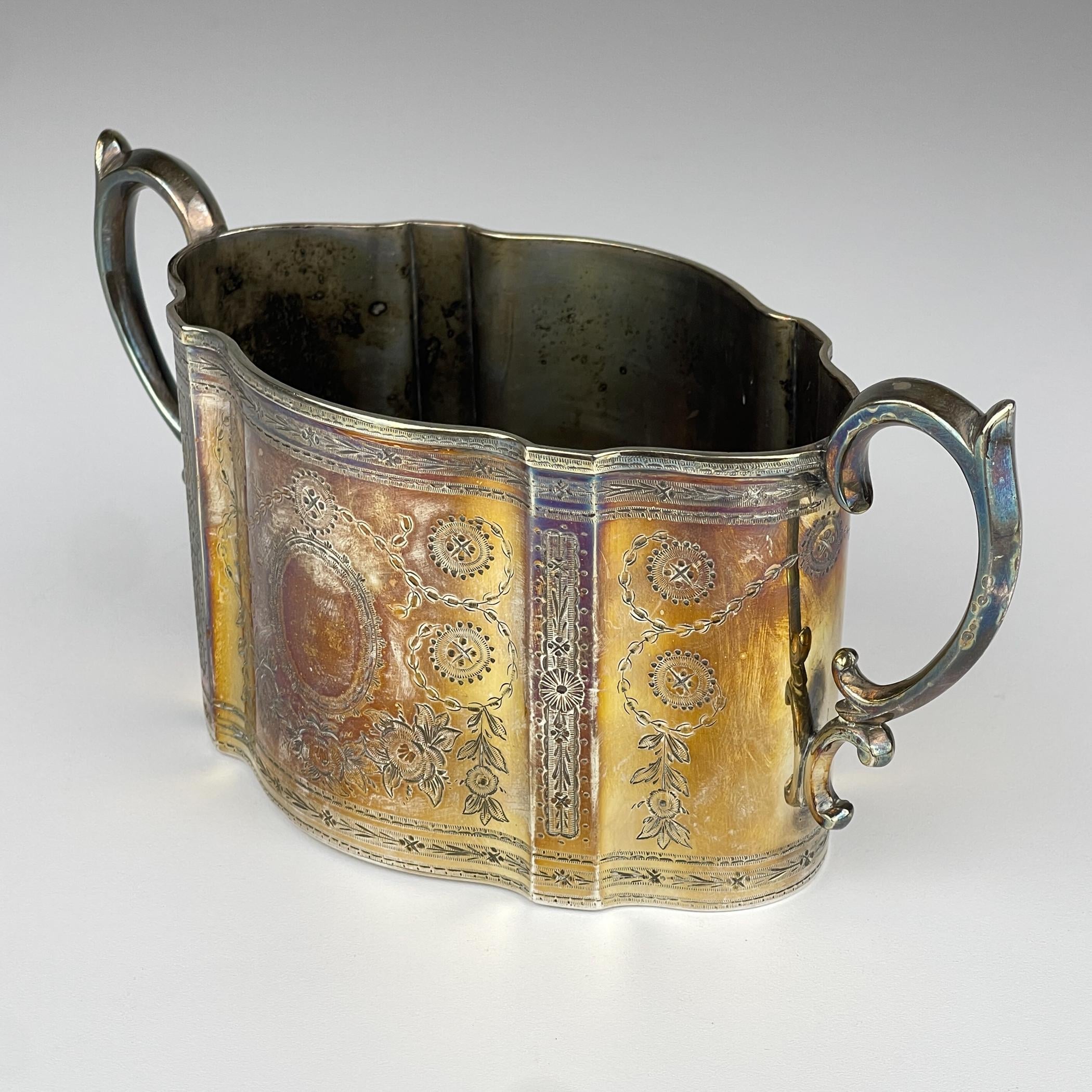 エルキントン社製アンティークシルバーメッキコーヒー＆ティーセット