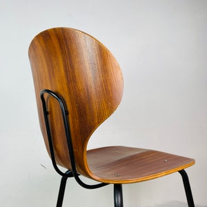 Dining chair Lulli by Carlo Ratti for Industria Legni Curvati Lissone Italy 1970s