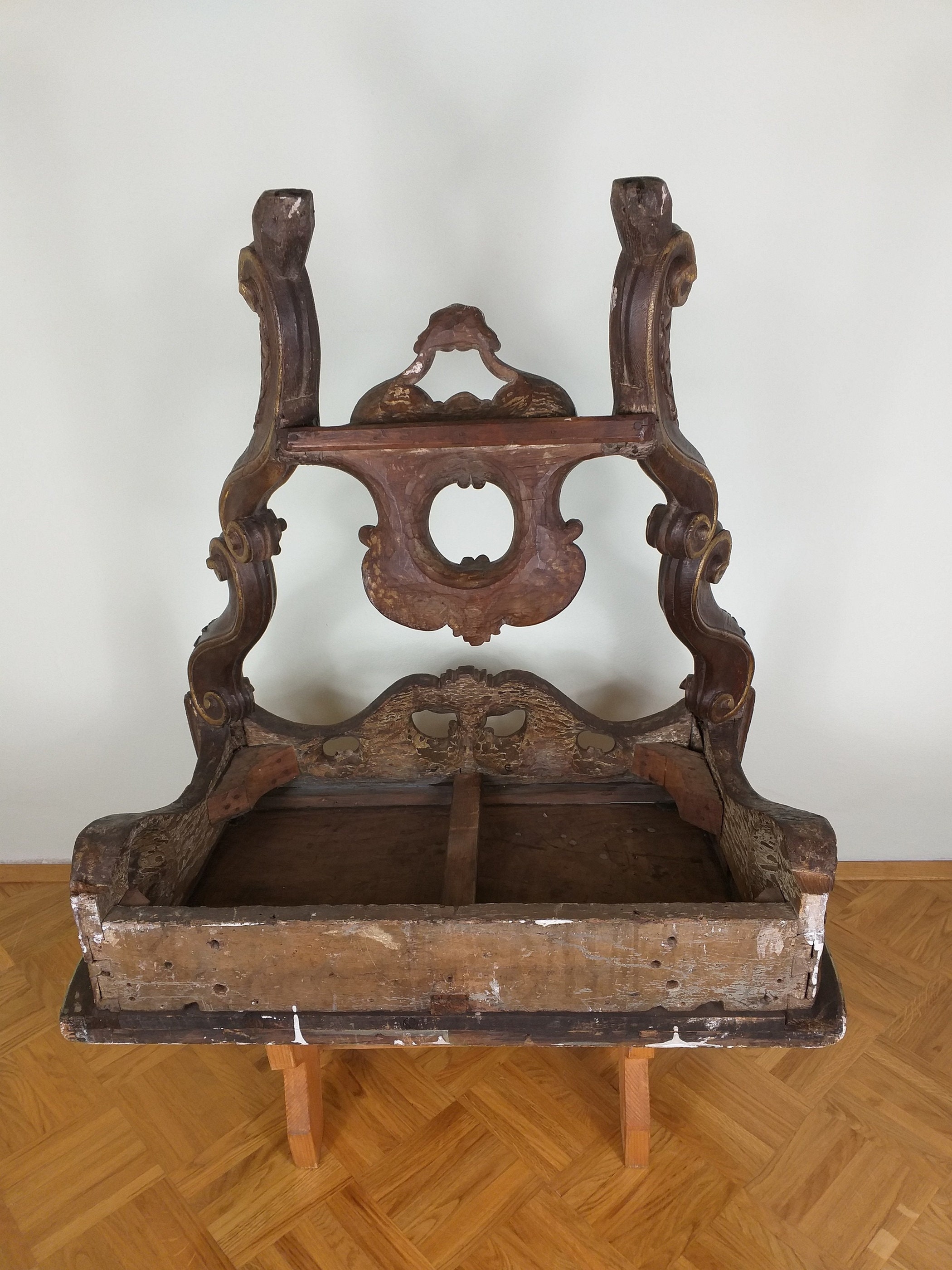 Antique Old Church Console Table 19th Century Germany