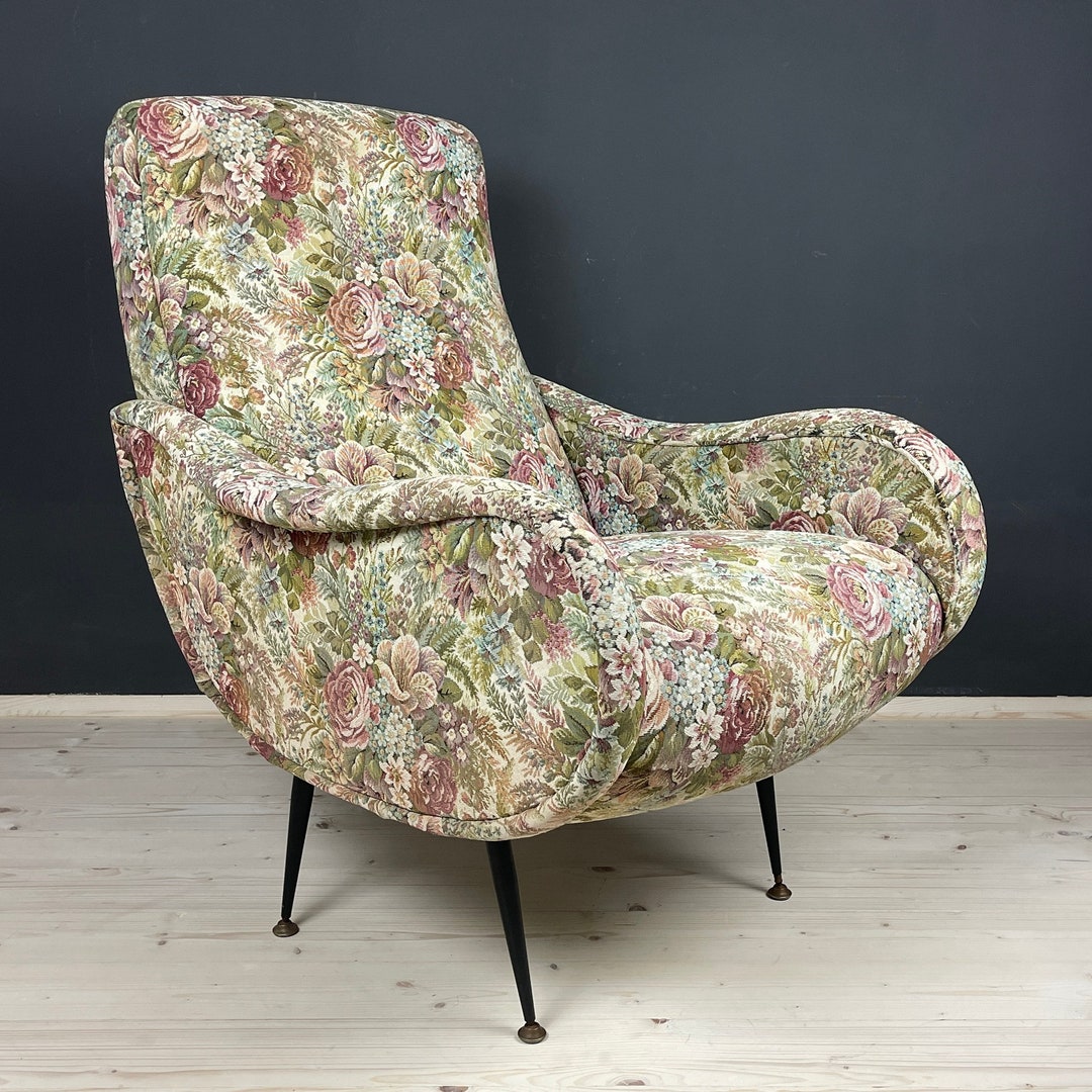 Midcentury Modern Armchair Lady by Marco Zanuso Italy 1960s Vintage