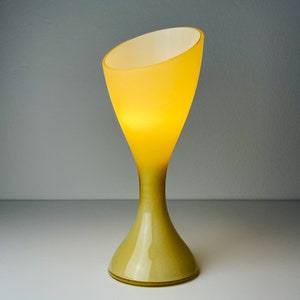 Vintage Murano table lamp by Vistosi, Italy 1980s, Mid-century home decor